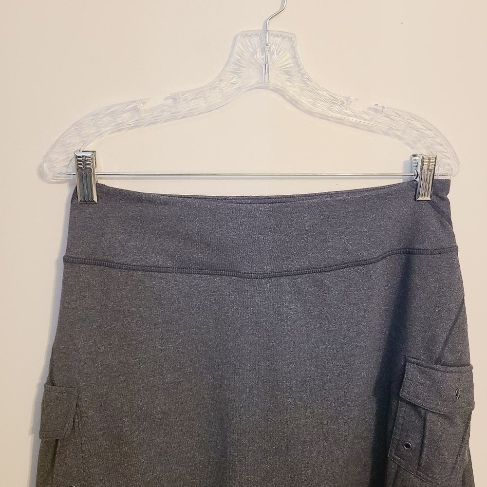 Athleta | Women's Gray Athleisure Golf or Tennis Skorts (Size Medium Tall) - Picture 4 of 14